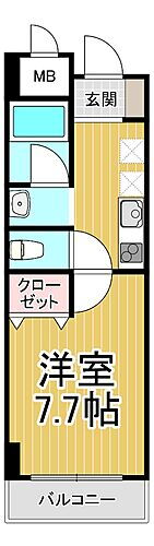 兵庫県川西市小戸2丁目 川西能勢口駅 1K マンション 賃貸物件詳細