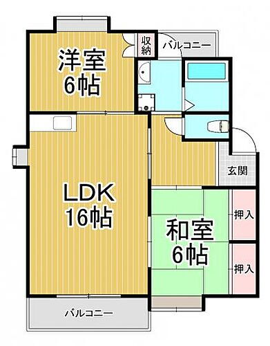 兵庫県西宮市中島町4-6 甲子園口駅 2LDK マンション 賃貸物件詳細