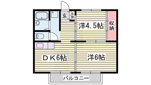 美乃利Ｉマンション 2階 2DK 賃貸物件詳細