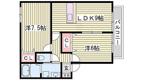 兵庫県神崎郡福崎町福田 福崎駅 2LDK アパート 賃貸物件詳細