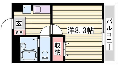 リッチウォーク市役所前Ｂ棟 1階 1K 賃貸物件詳細