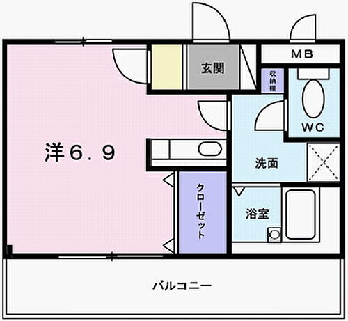 フラッツネオシティー 1階 1K 賃貸物件詳細