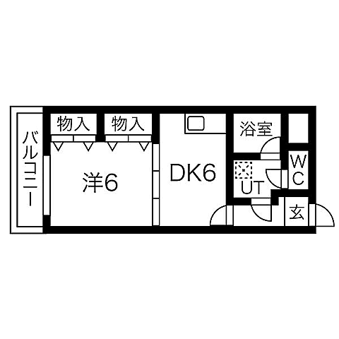 福岡県福岡市南区那の川2丁目 西鉄平尾駅 1DK マンション 賃貸物件詳細