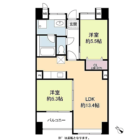 福岡県福岡市中央区渡辺通3丁目 渡辺通駅 2LDK マンション 賃貸物件詳細