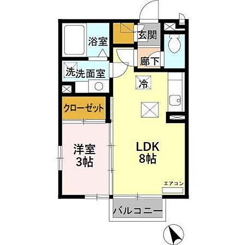 群馬県高崎市八千代町1丁目 高崎駅 1LDK アパート 賃貸物件詳細