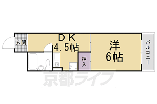 ロイヤルパレス祇園 1階 1DK 賃貸物件詳細