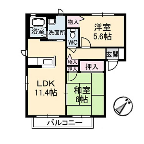広島県広島市安佐南区川内6丁目 七軒茶屋駅 2LDK アパート 賃貸物件詳細