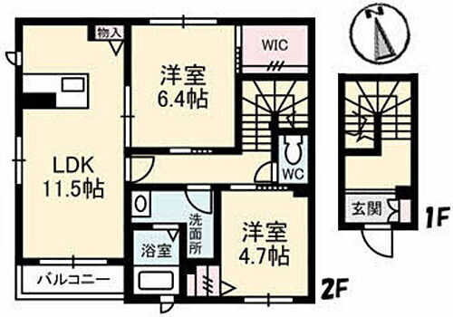 広島県広島市安佐南区伴東2丁目 伴駅 2LDK アパート 賃貸物件詳細