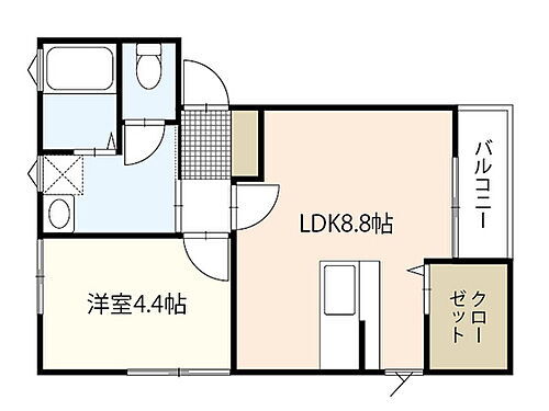 広島県広島市中区江波栄町 江波駅 1LDK アパート 賃貸物件詳細