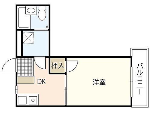 広島県広島市南区仁保1丁目 向洋駅 1K マンション 賃貸物件詳細