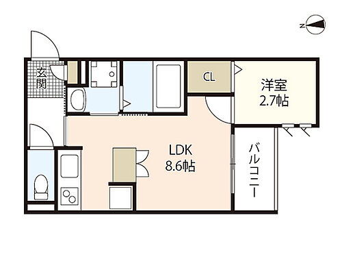 広島県広島市南区宇品西1丁目 宇品二丁目駅 1LDK アパート 賃貸物件詳細