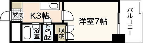 広島県広島市西区横川町3丁目 横川駅 1K マンション 賃貸物件詳細