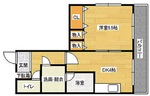 コンフォートＮビル 7階 1DK 賃貸物件詳細