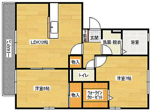 広島県安芸郡府中町宮の町2丁目 天神川駅 2LDK アパート 賃貸物件詳細