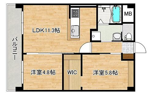 広島県広島市南区西蟹屋4丁目 段原一丁目駅 2LDK マンション 賃貸物件詳細