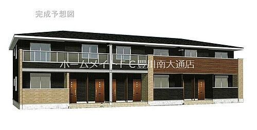 愛知県豊川市大崎町下金居場 賃貸アパート