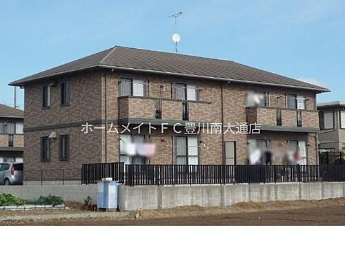 愛知県豊川市三蔵子町中荒古 賃貸アパート