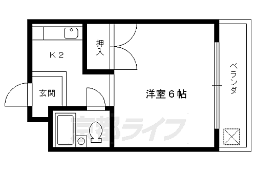 京都府京都市左京区高野清水町 元田中駅 1K マンション 賃貸物件詳細