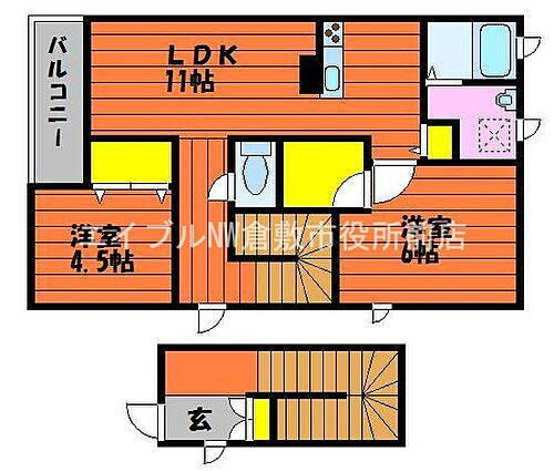 ヴィラーチェ福井 2階 2LDK 賃貸物件詳細