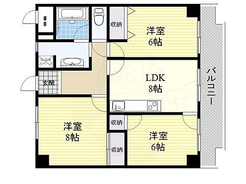 兵庫県宝塚市川面5丁目 宝塚駅 3LDK マンション 賃貸物件詳細