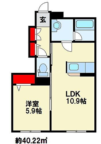 シャーメゾン南丘 1階 1LDK 賃貸物件詳細