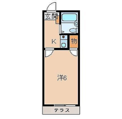 カーサＳＫ 1階 1K 賃貸物件詳細