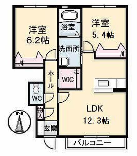 サンソリエス 1階 2LDK 賃貸物件詳細