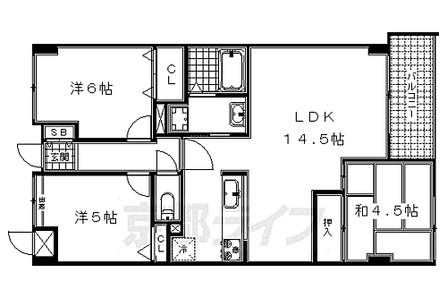 ＴＡＭ’Ｓ　ＣＯＵＲＴ 3階 3LDK 賃貸物件詳細