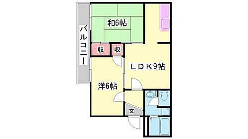 兵庫県姫路市勝原区宮田 平松駅 2LDK アパート 賃貸物件詳細