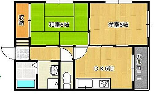 兵庫県加古川市別府町別府 別府駅 2DK アパート 賃貸物件詳細
