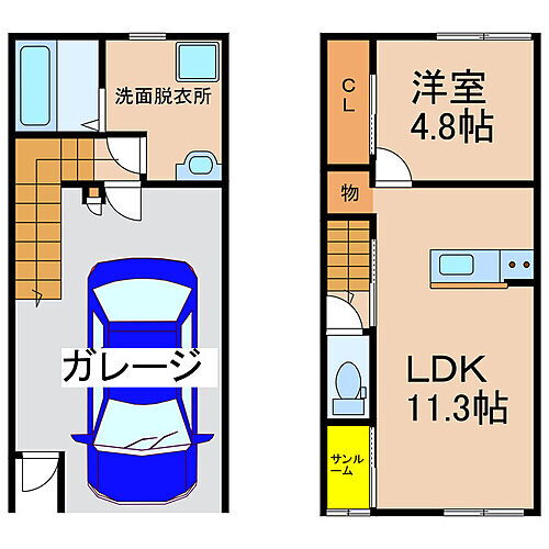 Ｒｏａｎａｐｕｒ 1階 1LDK 賃貸物件詳細