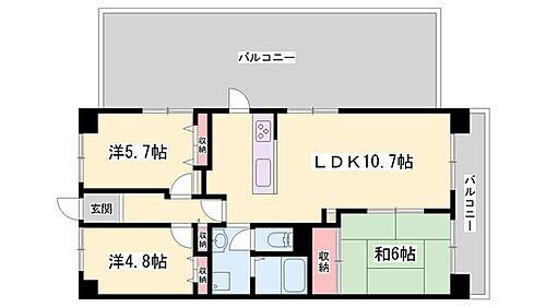 兵庫県加古川市野口町野口 賃貸マンション