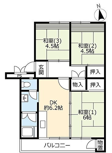千葉県千葉市美浜区高洲４丁目 稲毛海岸駅 3DK マンション 賃貸物件詳細
