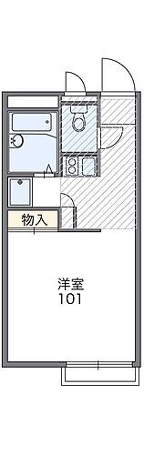 レオパレスかえで 2階 1K 賃貸物件詳細