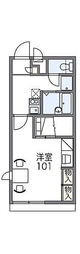 兵庫県神戸市北区鈴蘭台西町 1丁目13-13 鈴蘭台駅 1K アパート 賃貸物件詳細