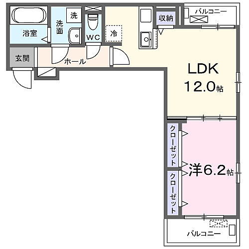 ポルチュラーカ 3階 1LDK 賃貸物件詳細