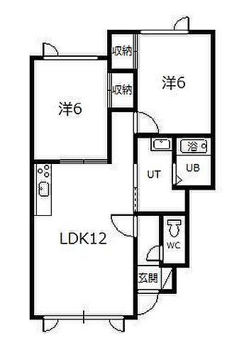 わん・むぎはうす 2階 2LDK 賃貸物件詳細