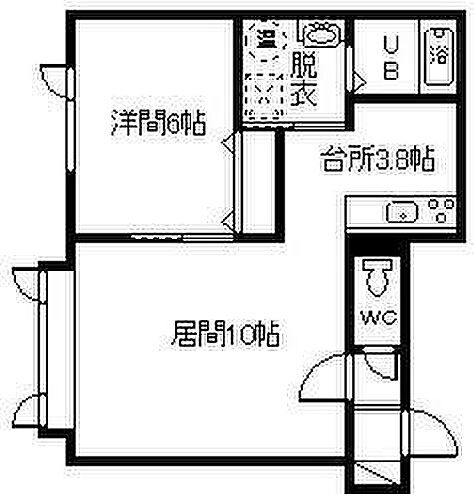 北海道旭川市宮下通２０丁目 賃貸アパート