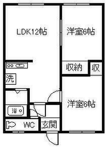 北海道滝川市朝日町東２丁目 賃貸アパート