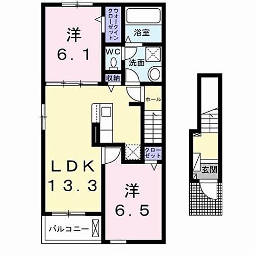 福岡県行橋市行事8丁目 行橋駅 2LDK アパート 賃貸物件詳細