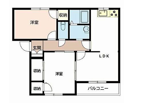兵庫県姫路市田寺東3丁目 播磨高岡駅 2LDK アパート 賃貸物件詳細
