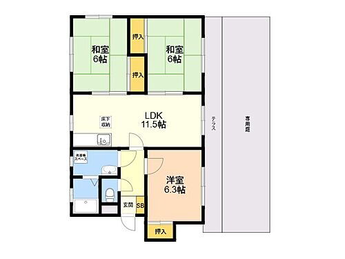 福岡県福岡市城南区東油山1丁目9番23号 福大前駅 3LDK マンション 賃貸物件詳細