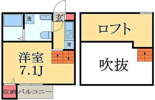 千葉県千葉市中央区稲荷町１丁目 蘇我駅 1K アパート 賃貸物件詳細