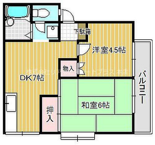 コーポ百栄 1階 2DK 賃貸物件詳細