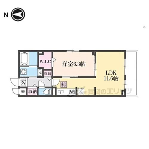 滋賀県野洲市妙光寺 野洲駅 1LDK アパート 賃貸物件詳細