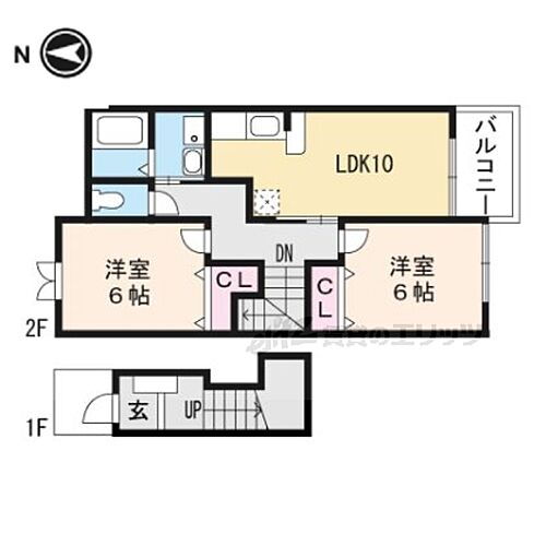 滋賀県高島市安曇川町西万木 安曇川駅 2LDK アパート 賃貸物件詳細