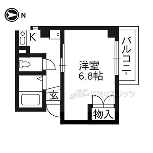 京都府京都市左京区一乗寺南大丸町 一乗寺駅 1K マンション 賃貸物件詳細