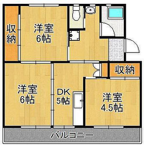 ビレッジハウス白野江６号棟 3階 3DK 賃貸物件詳細