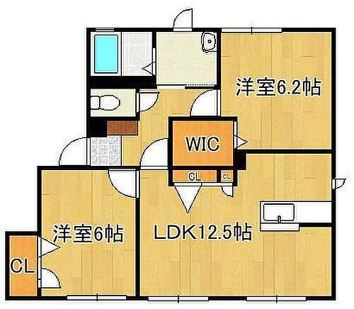 ヴィラ・パルコＩＩ　Ｃ棟 1階 2LDK 賃貸物件詳細