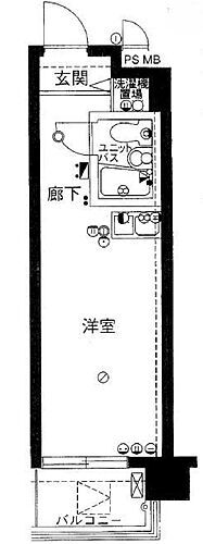 菱和パレス旗の台 7階 ワンルーム 賃貸物件詳細